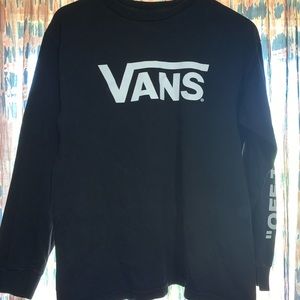 Black Vans long sleeve shirt